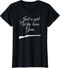 Womens Women U2019S Just A Girl Who Loves Guns