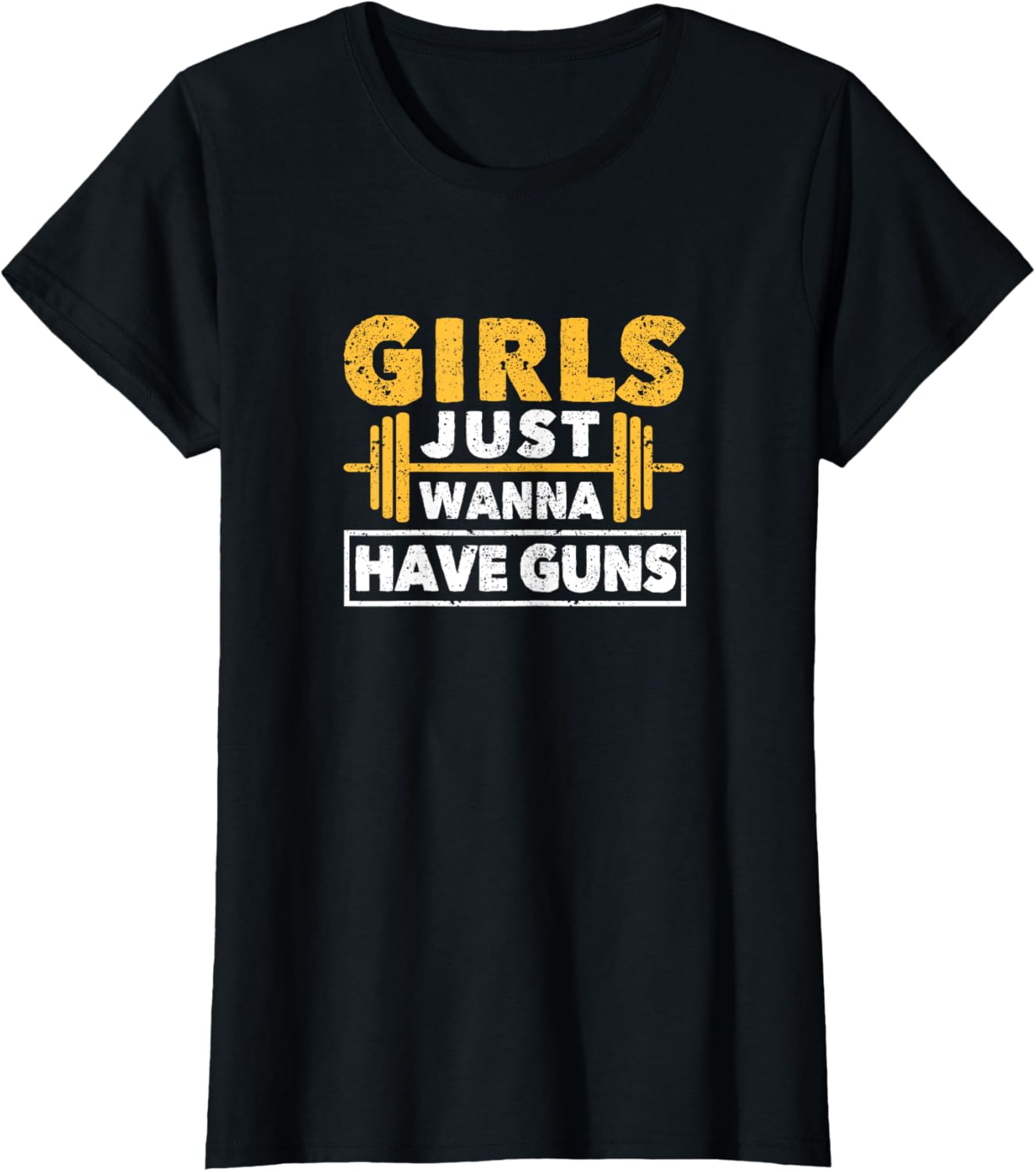 Funny Workout Girl Gym Athlete Girls Just Wanna Have Guns