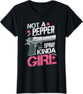 Womens Not A Pepper Spray Kinda Girl Gun Rights Owner Patriotic