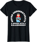 Womens Ak 47 Kalashnikov Rifle And Russian Gun