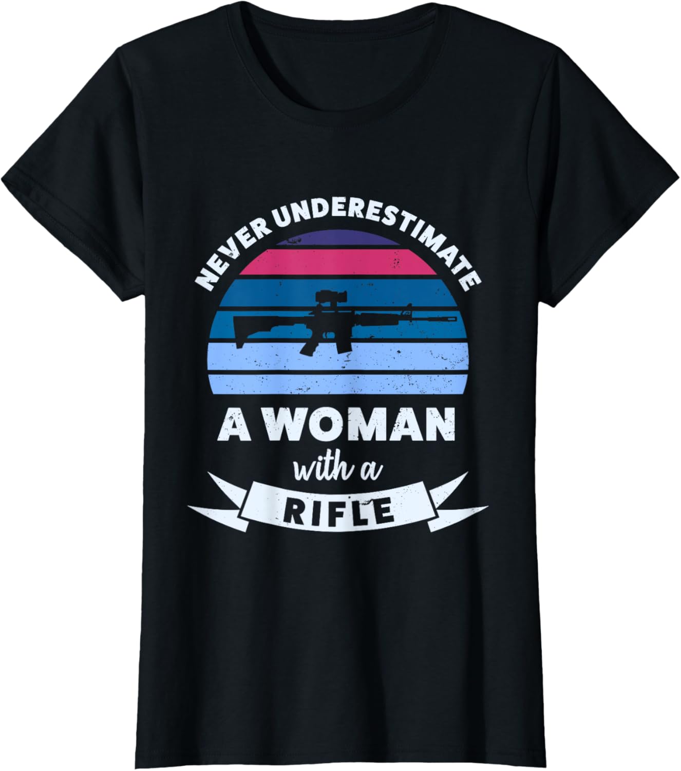 Woman With A Rifle Funny Gun Mom Gift
