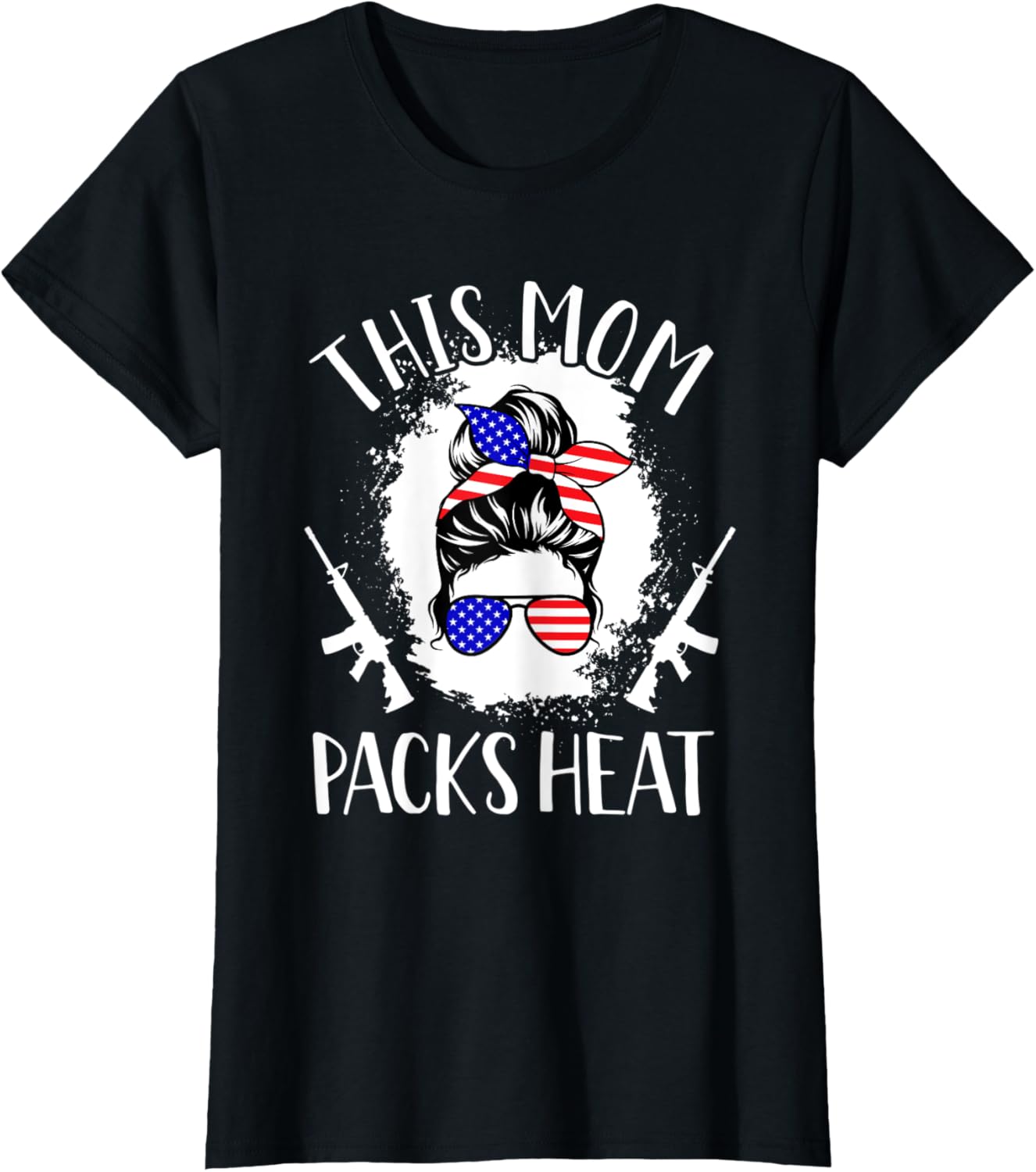 Womens This Mom Packs Heat 2Nd Amendment Pro Gun Owner