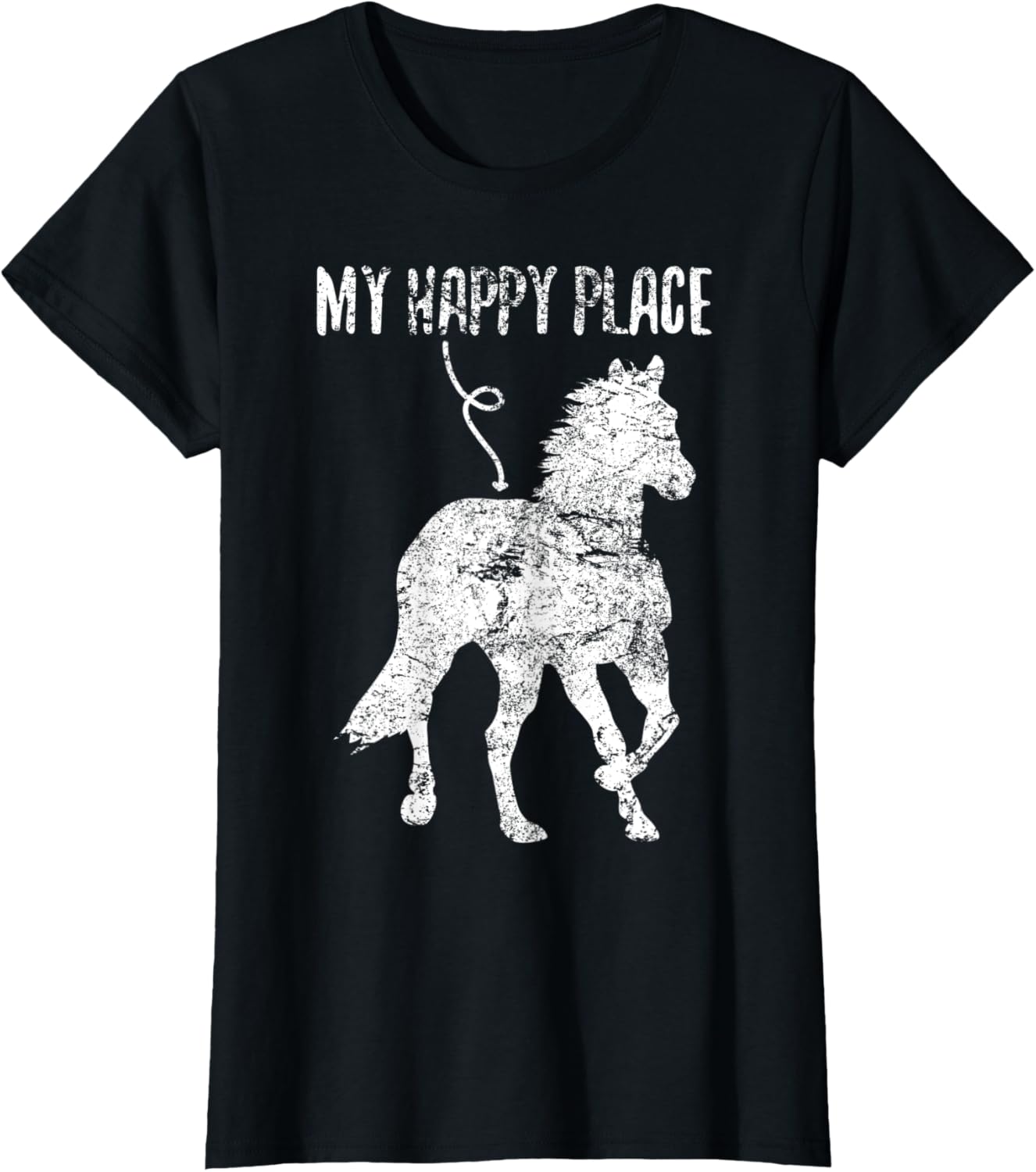 Horse Back Happy Place Girl