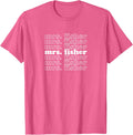 Summer I Turned Pretty Mrs Fisher White Repeat Pink