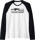 Barrett 50 Cal Gun Love 2Nd Amendment Adult Pro Gun Raglan Baseball