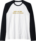 Books Not Guns T Shirt Raglan Baseball Tee