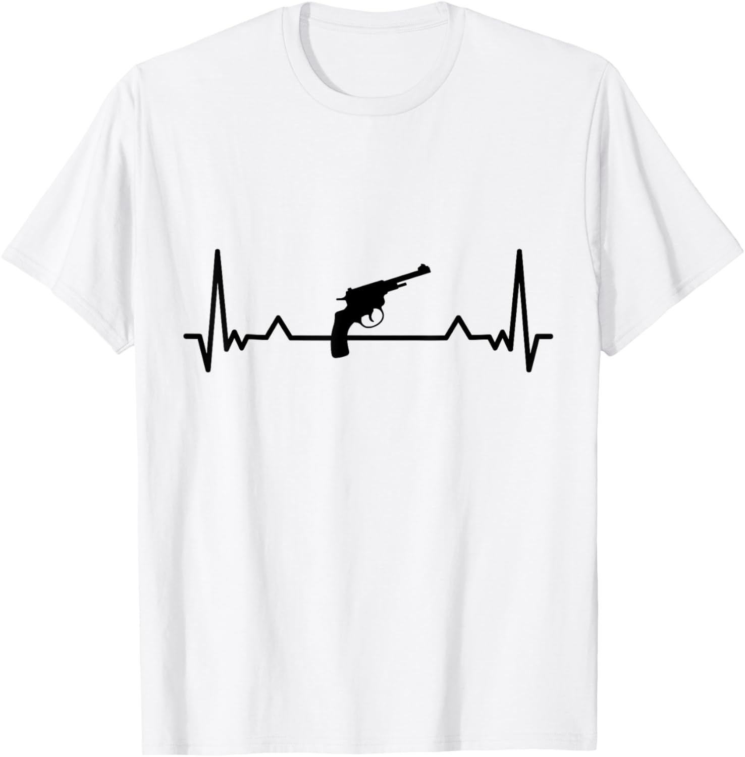 Handgun Heartbeat Funny Gun Usa Gifts