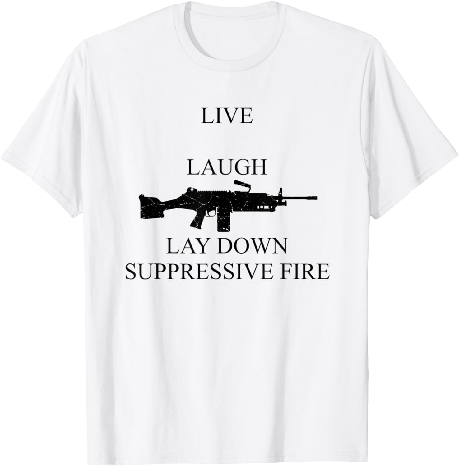 M249 Machine Gun Funny Graphic