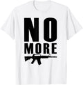 No More Guns Assault Rifle Tshirt