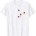 Bloody Gunshot T Shirt Im Fine For Halloween