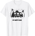 Beach Life My Happy Place Travel Vacation Family Matching