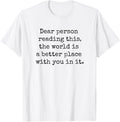 Inspiring Message - The World is a Better Place with You