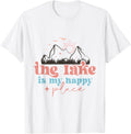 The Lake Is My Happy Place Summer Sun Outdoors Adventure Men Women Kids