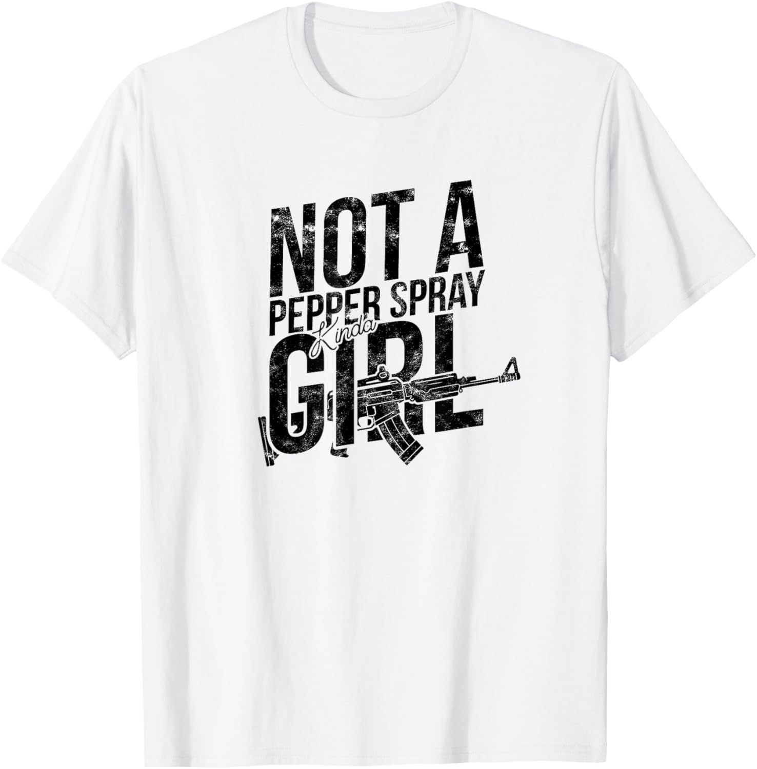 Not A Pepper Spray Kind Of Girl Patriotic Flag Gun