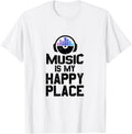 Cool Music Is My Happy Place DJ DVD Enthusiasts gift