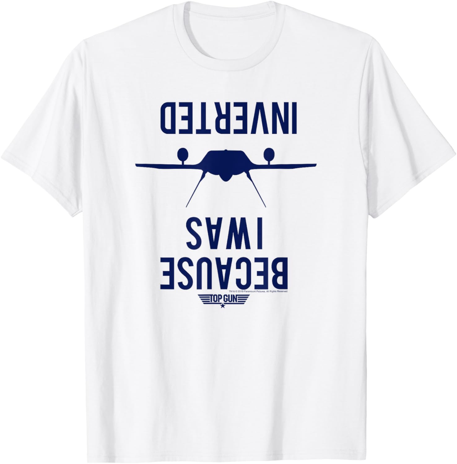 Top Gun Because I Was Inverted F 14 Silhouette