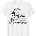 Oregon Beach My Place Of Happiness - Astoria T-Shirt for Men Women Kids