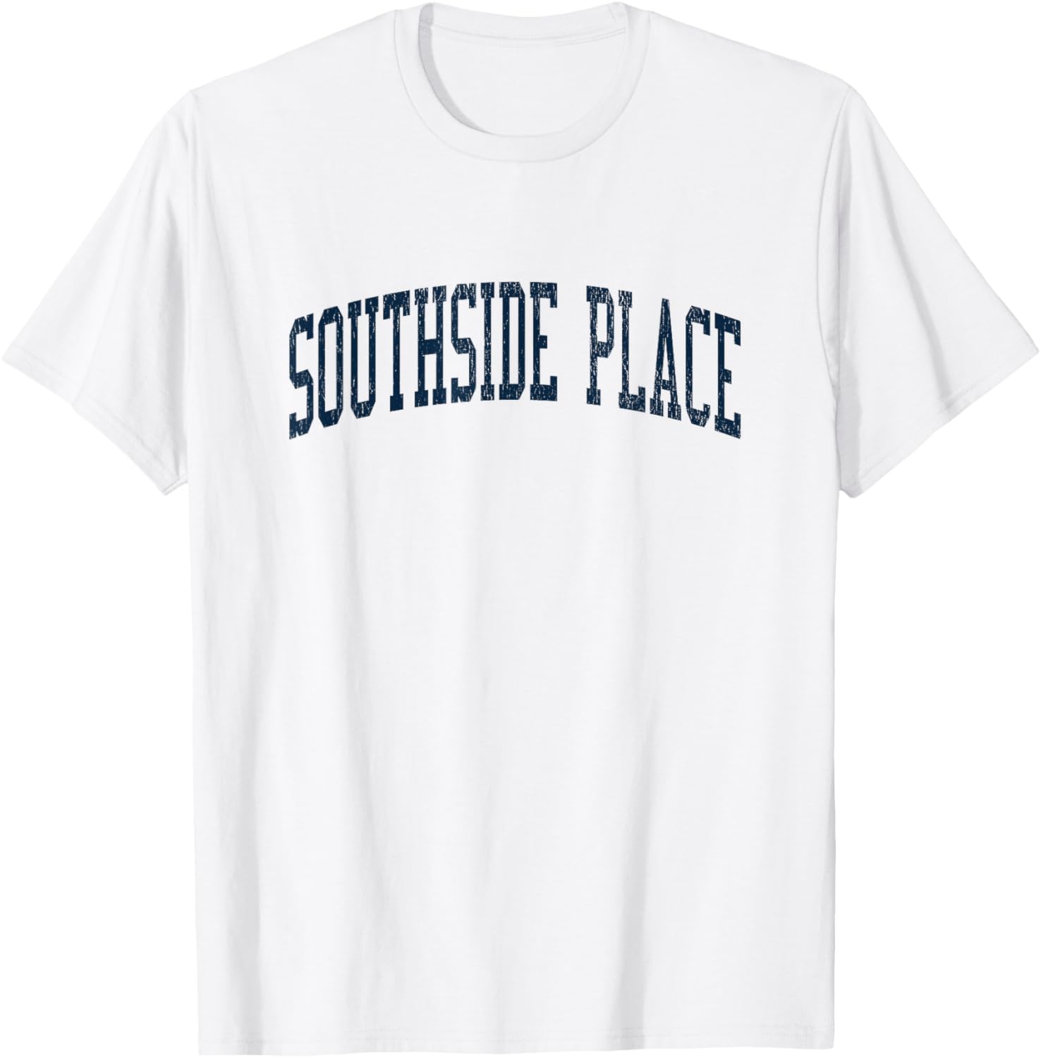 Southside Place TX Vintage Athletic Sports JSN2 Navy Print