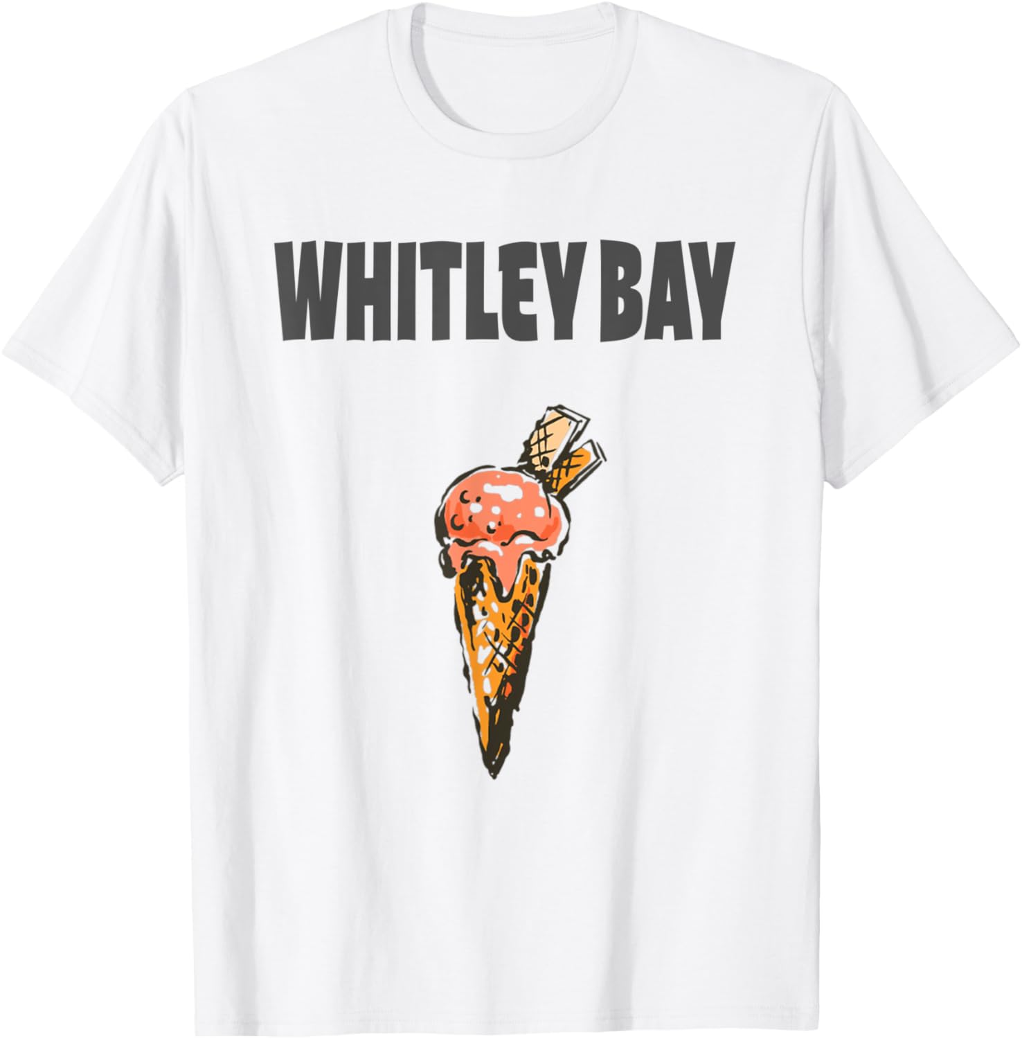 Whitley Bay, Geordie, North East, Ice Cream, Whitley Bay T-Shirt for Men Women Kids