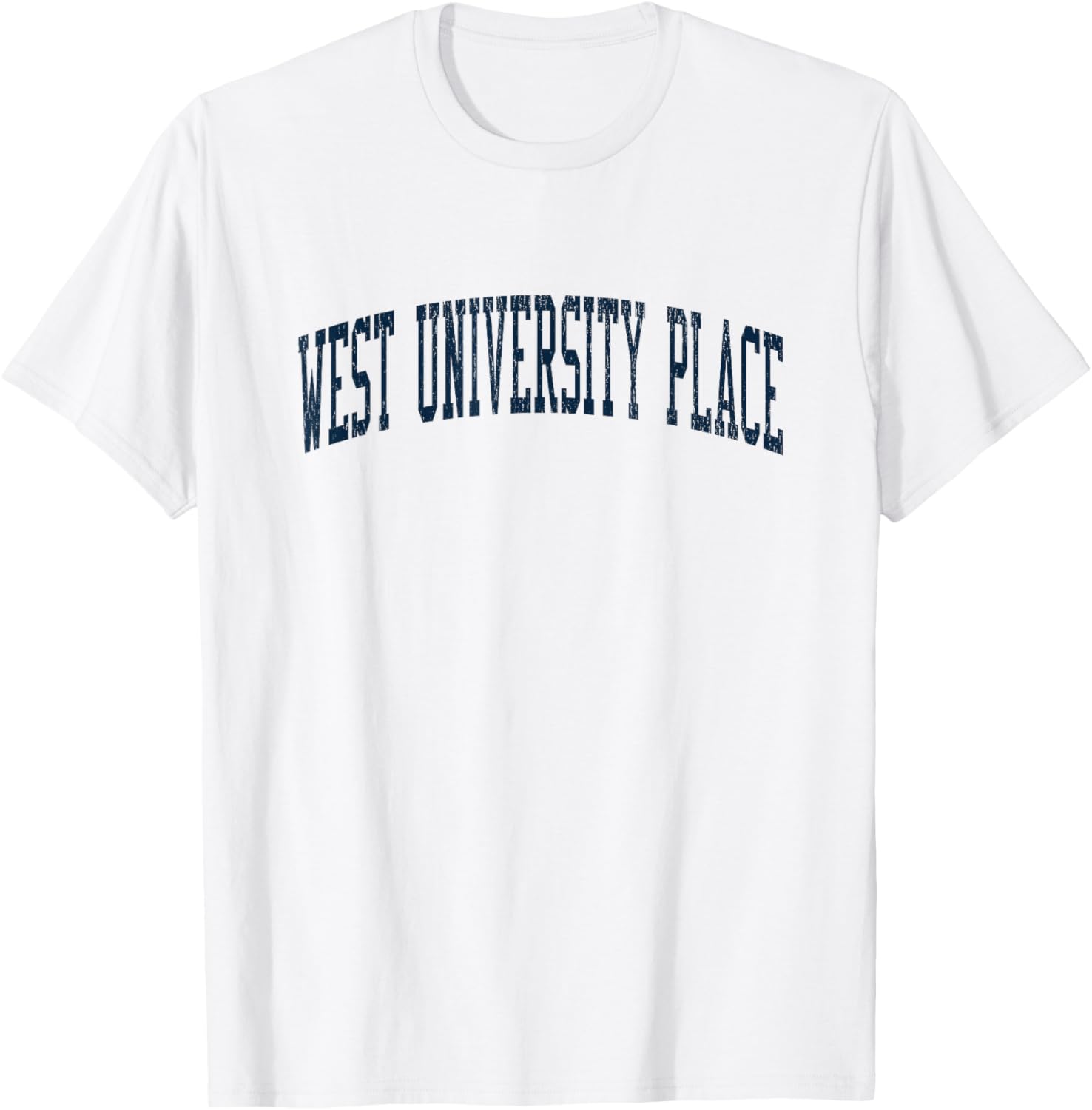 West University Place TX Vintage Athletic Sports JSN2 Navy P