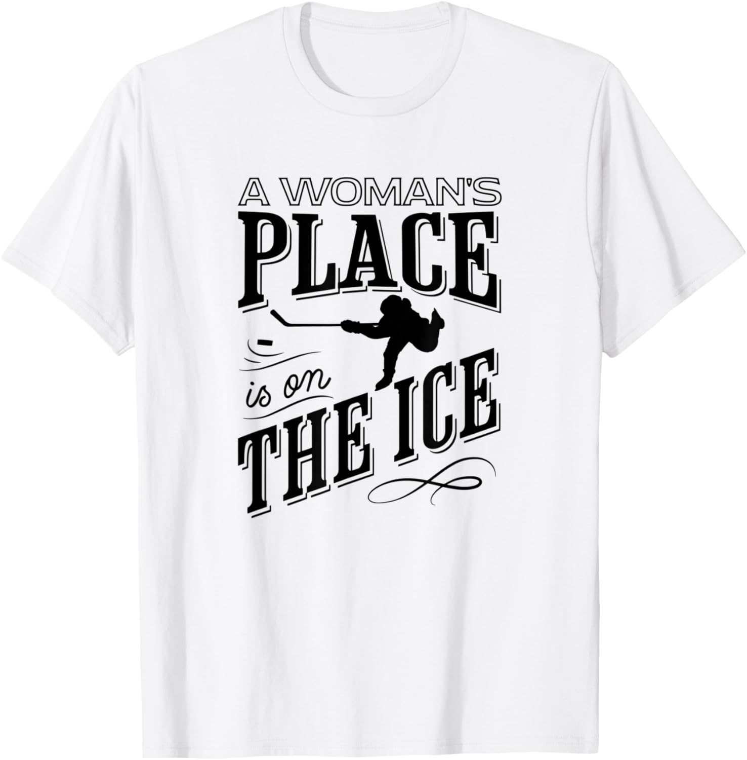 A Woman's Place Is On The Ice, Female Hockey Player