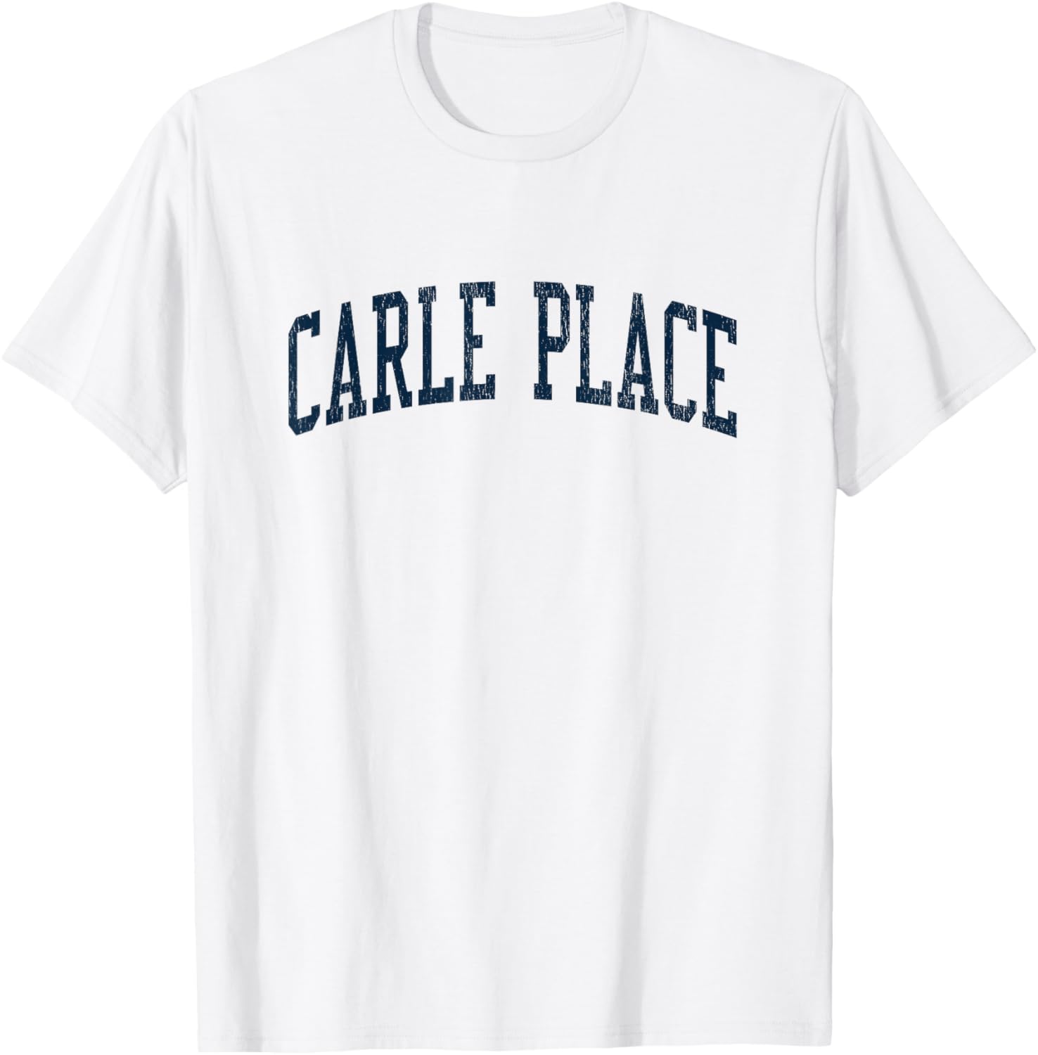 Carle Place NY Vintage Athletic Sports JSN2 Navy Print