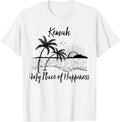 Texas Beach My Place Of Happiness - Kemah T-Shirt for Men Women Kids