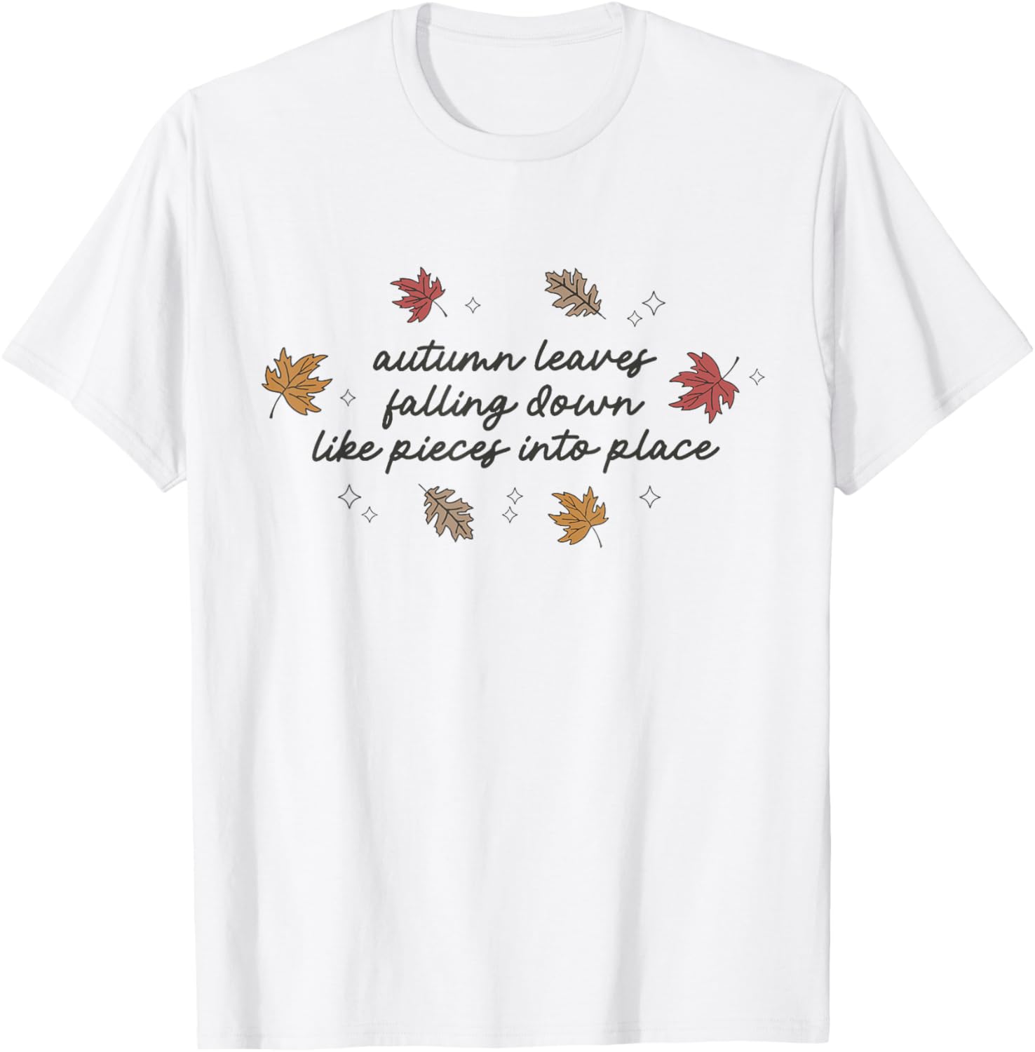 Autumn Leaves Falling Down Like Pieces Into Place