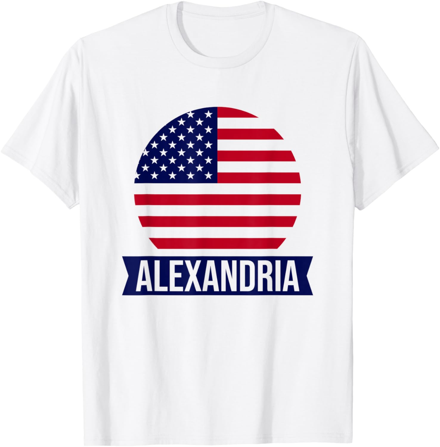 ALEXANDRIA - USA - American place name US flag design