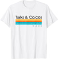 Vintage Turks Caicos Islands Retro Design