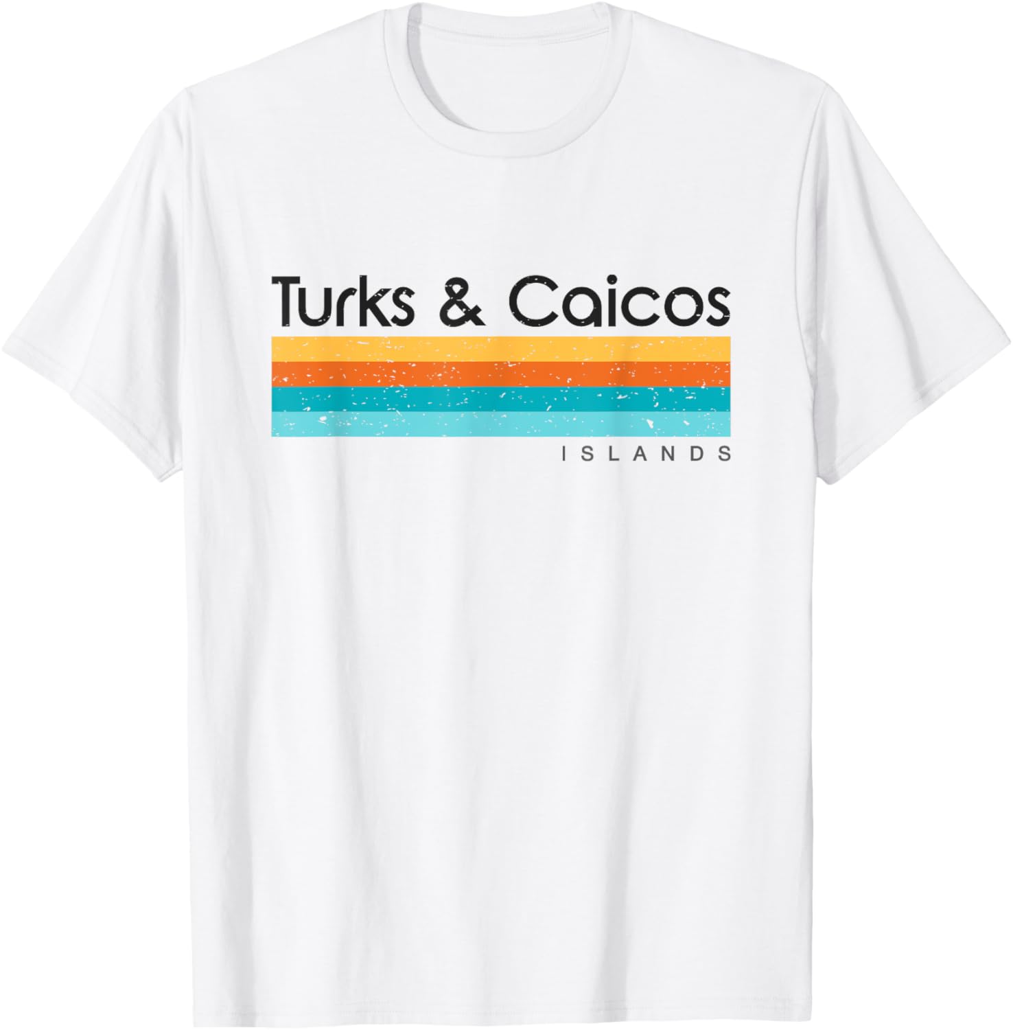 Vintage Turks Caicos Islands Retro Design