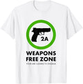 Weapons Free Zone Second Amendment 2A Gun Rights