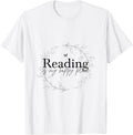 Reading is my Happy Place Soft Floral Feminine Book Lover