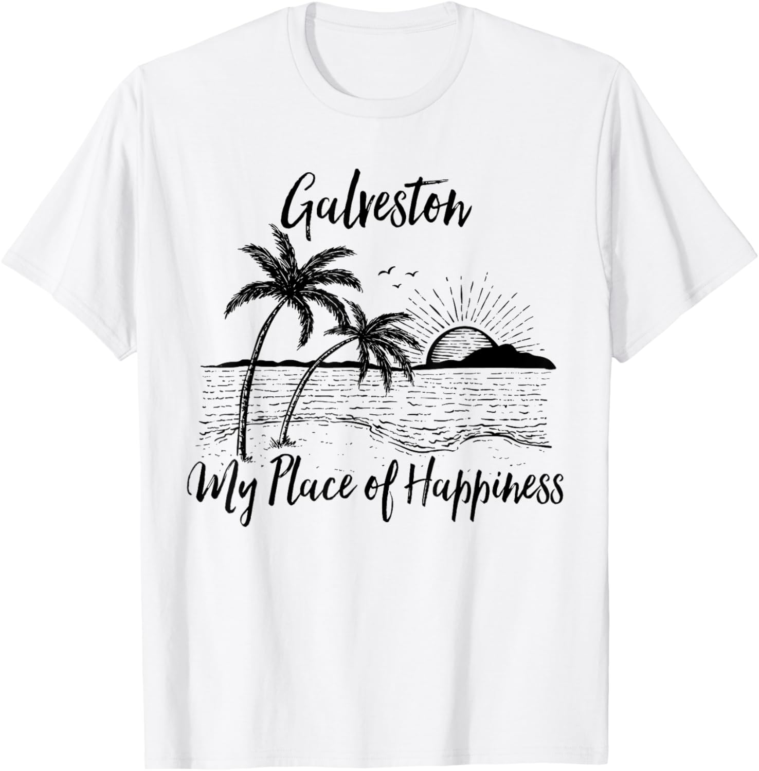 Texas Beach My Place Of Happiness - Galveston