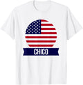 Chico - USA - American place name US flag design
