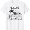 Rhode Island Beach My Place Of Happiness - Watch Hill T-Shirt for Men Women Kids
