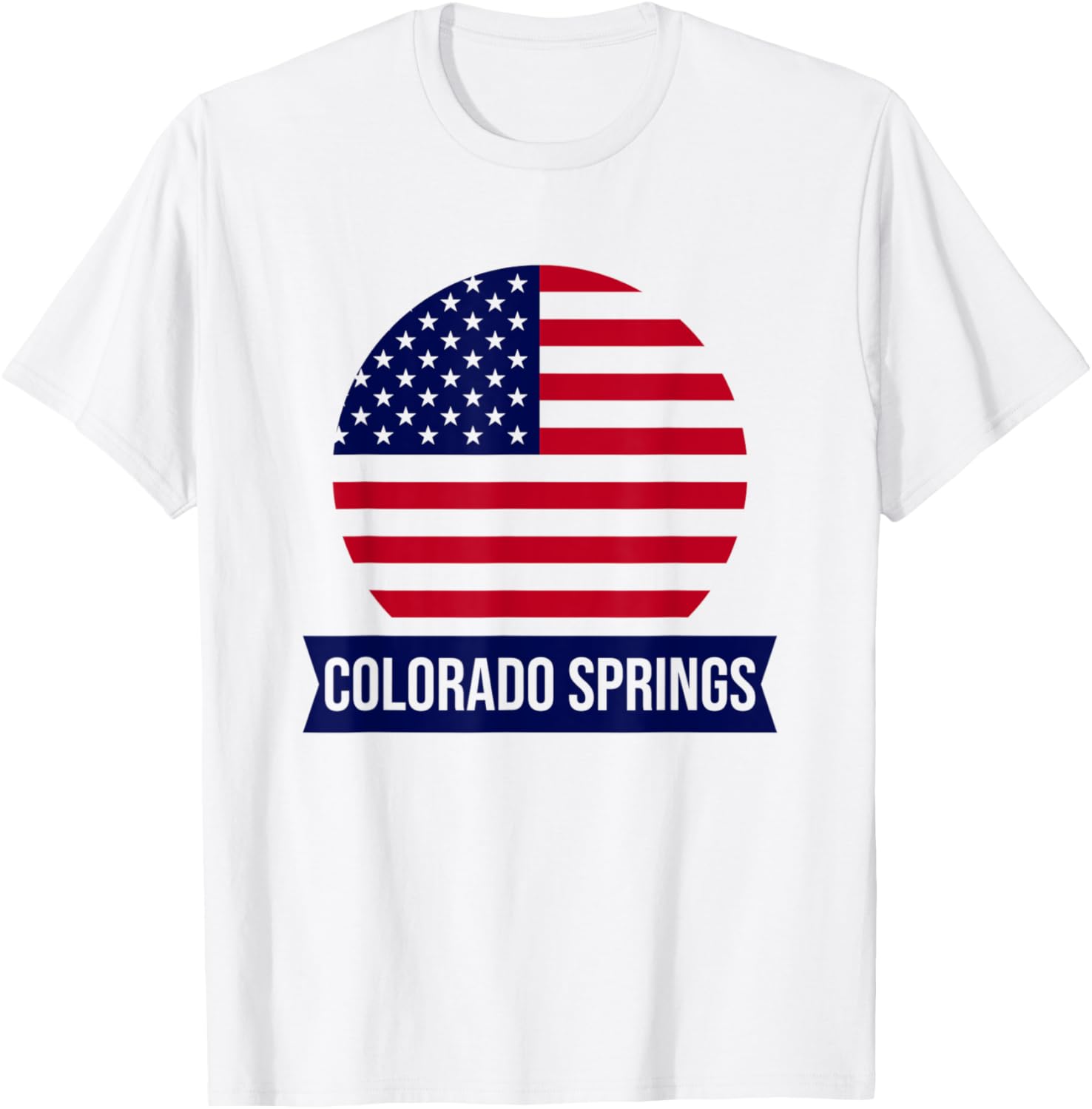 COLORADO SPRINGS - USA - American place name US flag design