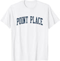 Point Place LA Vintage Athletic Sports JSN2 Navy Print