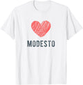 Modesto Heart Love Favorite City or Place