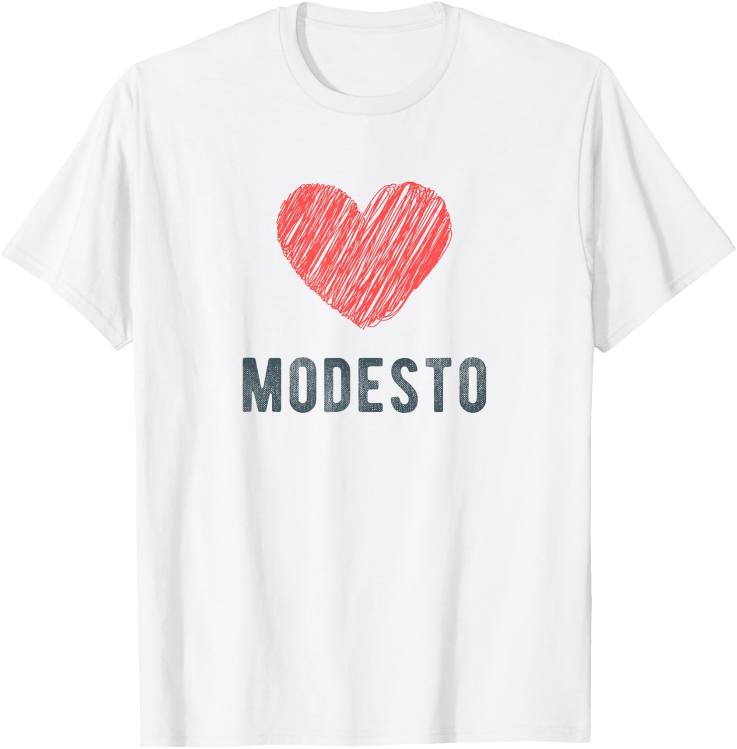 Modesto Heart Love Favorite City or Place