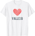 Vallejo Heart Love Favorite City or Place