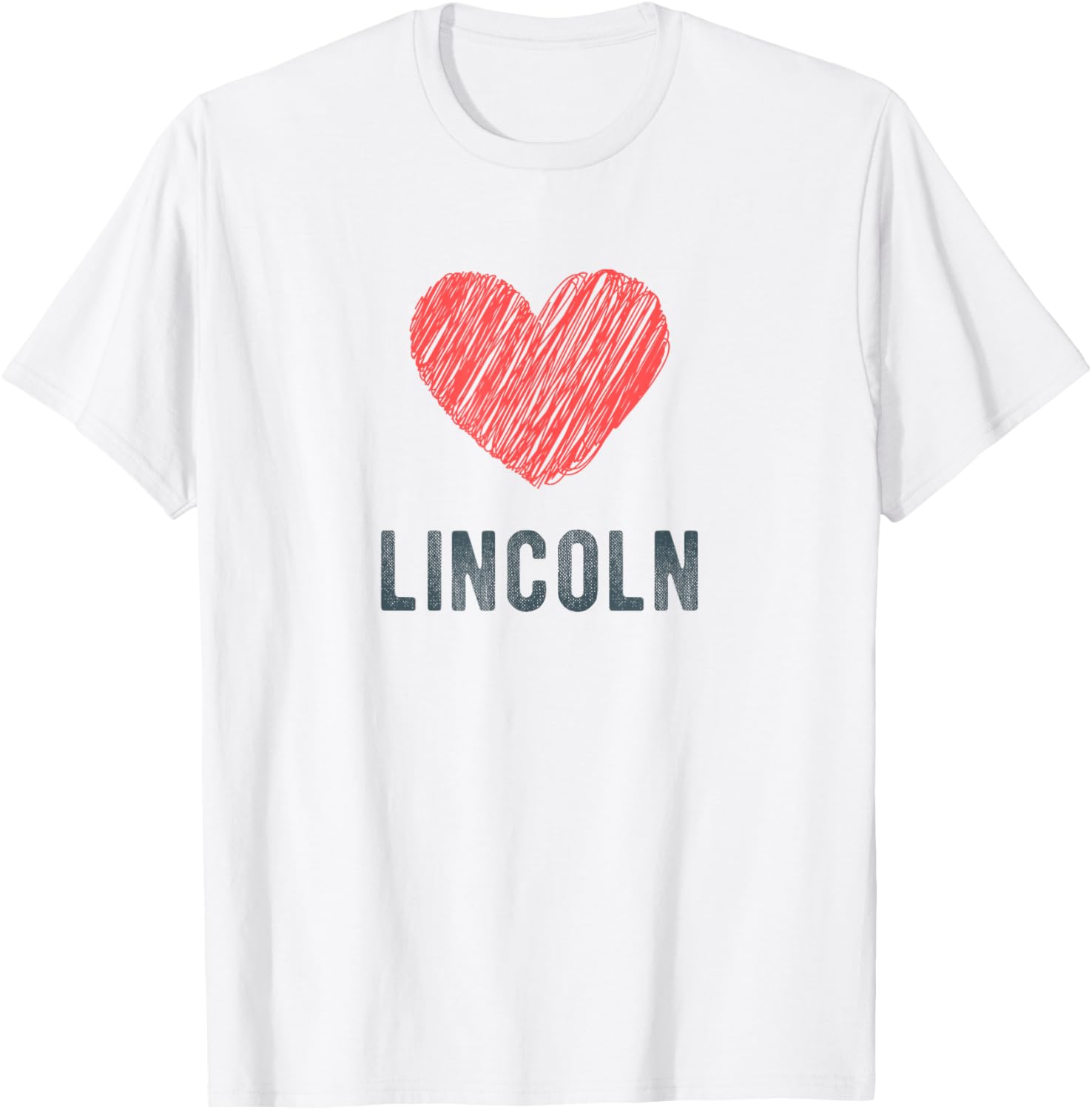 Lincoln Heart Love Favorite City or Place