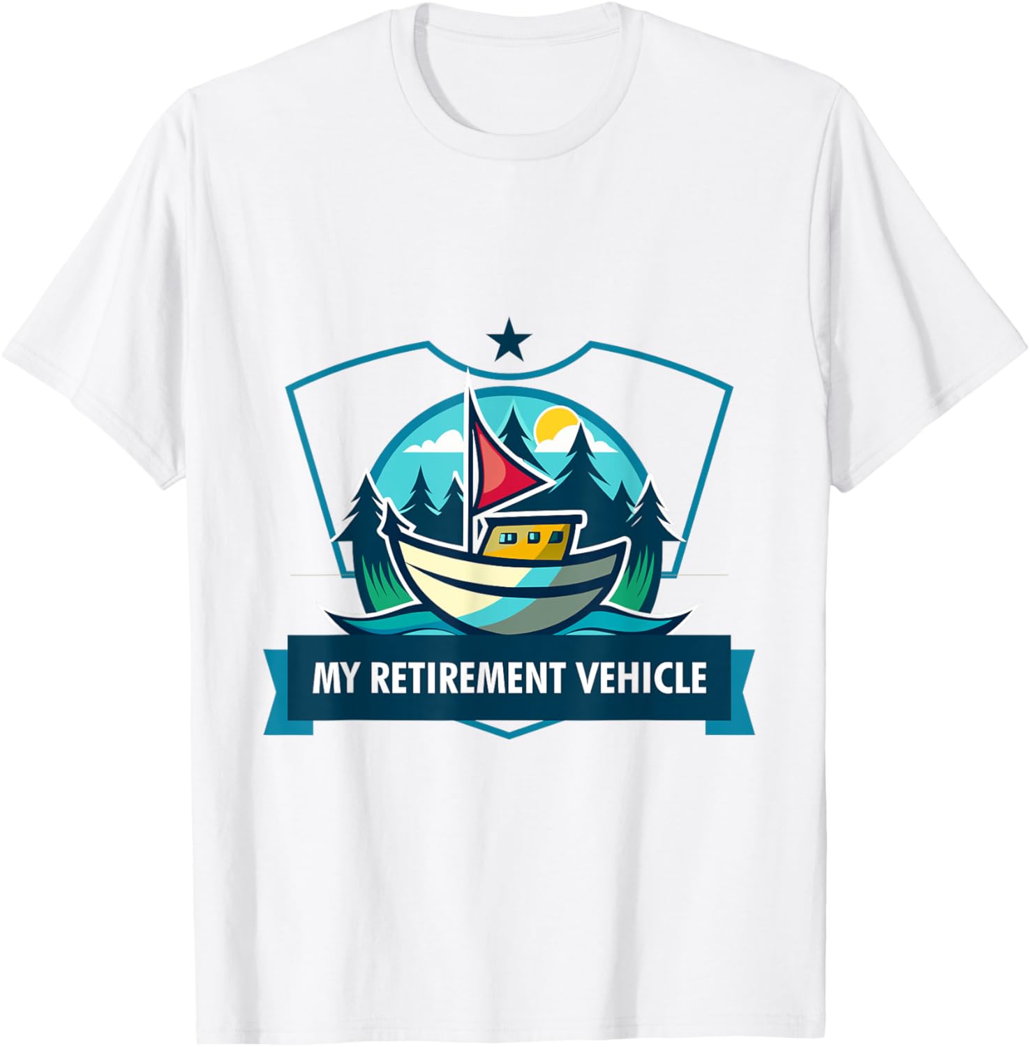 My Retirement Vehicle Funny Boating Fishing Lovers