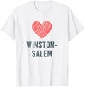 Winston-Salem Heart Love Favorite City or Place