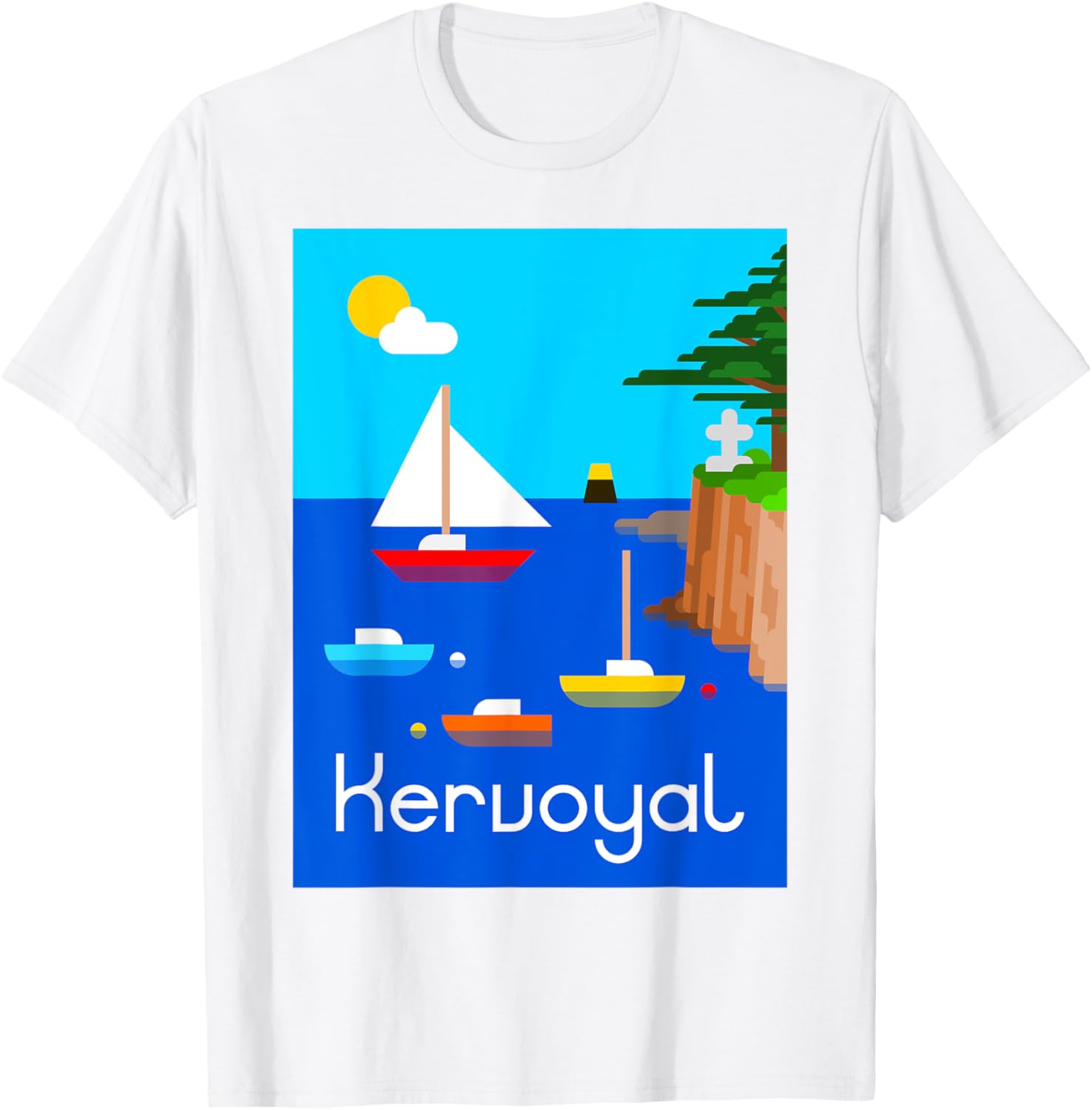 Kervoyal Beach In Brittany Harbor Boats Sailboat