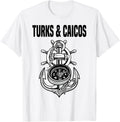 Turks Caicos Anchor Compass Captain Sailor Boat Sailing