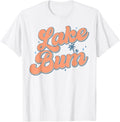 Lake Bum Retro Groovy Lake Lovers Camping Boating