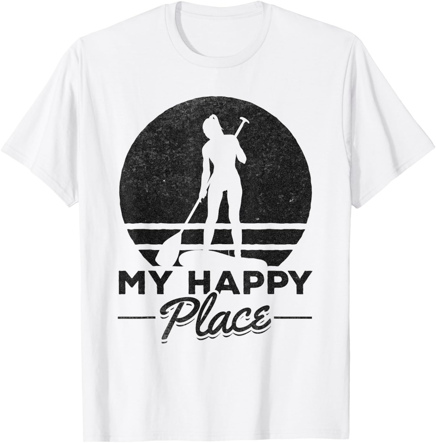 SUP Girl My Happy Place I Water Sports Stand Up Paddleboard