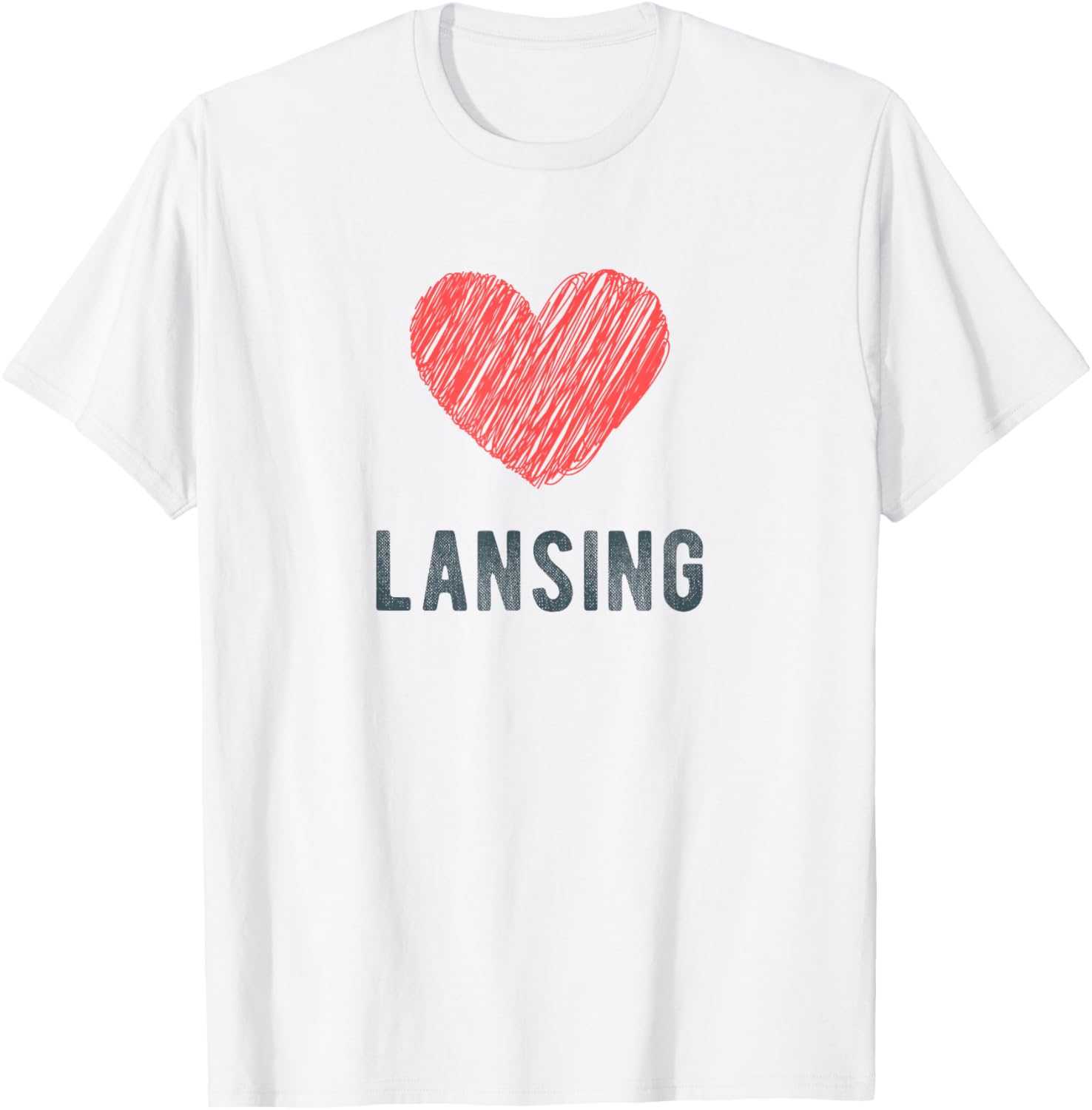 Lansing Heart Love Favorite City or Place