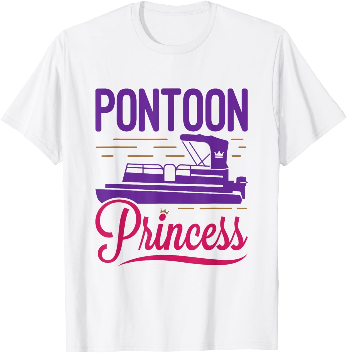 Pontoon Princess Women Motorboat Motorboating Pontooning